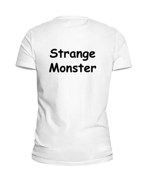 Заказать мужскую футболку в Москве. Футболка базовая Strange Monster от sergeyluka - готовые дизайны и нанесение принтов.