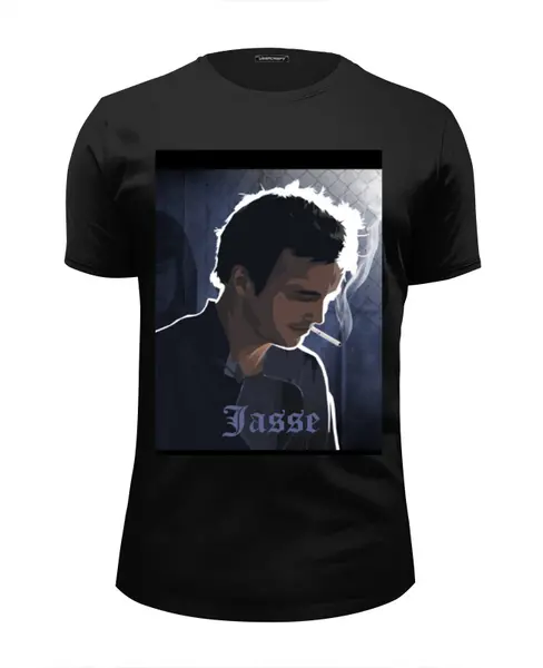 Заказать мужскую футболку в Москве. Футболка базовая Jasse от alternat1v1 - готовые дизайны и нанесение принтов.