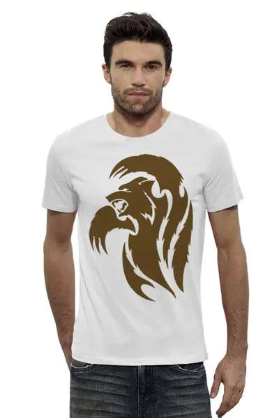Заказать мужскую футболку в Москве. Футболка базовая Медведь от valezar - готовые дизайны и нанесение принтов.