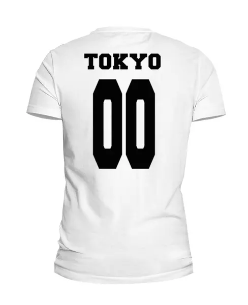 Заказать мужскую футболку в Москве. Футболка базовая Tokyo 00 от nikskiru - готовые дизайны и нанесение принтов.