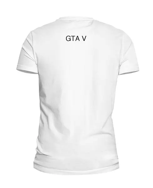 Заказать мужскую футболку в Москве. Футболка базовая GTA V  от Sasha Konyavy - готовые дизайны и нанесение принтов.