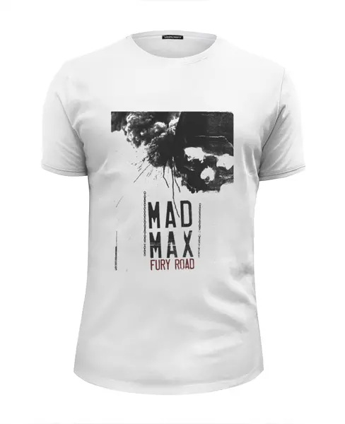 Заказать мужскую футболку в Москве. Футболка базовая Mad Max / Безумный Макс от KinoArt - готовые дизайны и нанесение принтов.