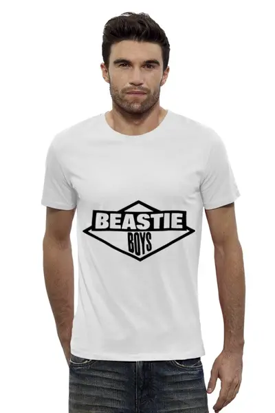 Заказать мужскую футболку в Москве. Футболка базовая Beastie Boys от Fedor - готовые дизайны и нанесение принтов.