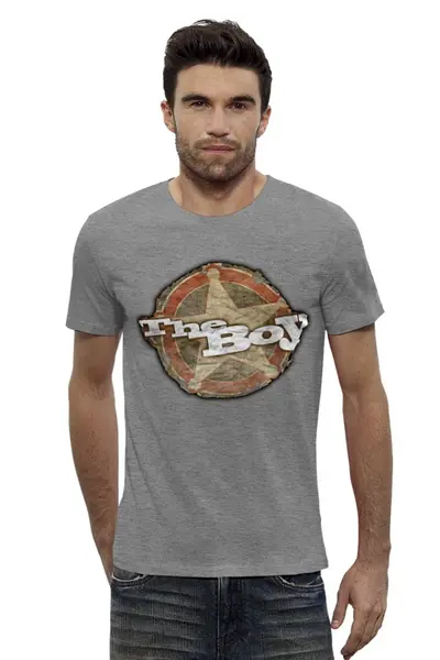 Заказать мужскую футболку в Москве. Футболка базовая The Boy от Tony Rizzo - готовые дизайны и нанесение принтов.