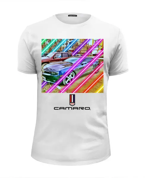 Заказать мужскую футболку в Москве. Футболка базовая Camaro RS от TheAndarz  - готовые дизайны и нанесение принтов.