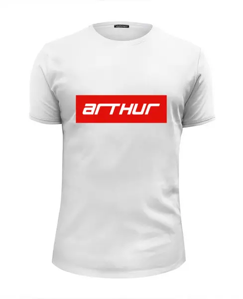 Заказать мужскую футболку в Москве. Футболка базовая Arthur от THE_NISE  - готовые дизайны и нанесение принтов.