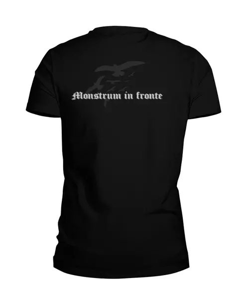 Заказать мужскую футболку в Москве. Футболка базовая Monstrum in animo от Le Petit Fritz - готовые дизайны и нанесение принтов.