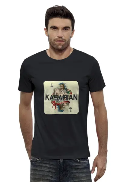Заказать мужскую футболку в Москве. Футболка базовая Kasabian - Empire от Денис - готовые дизайны и нанесение принтов.