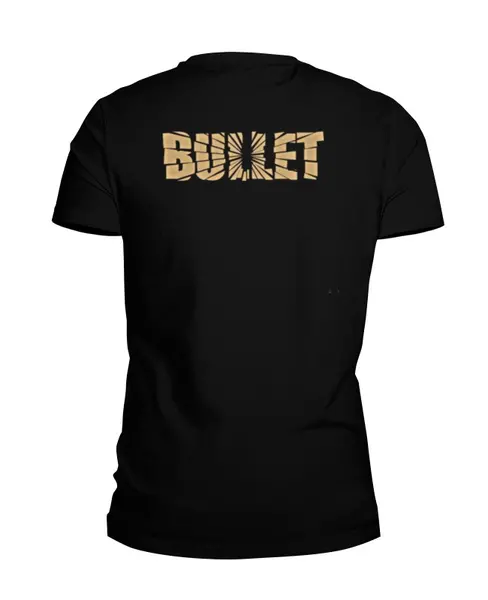 Заказать мужскую футболку в Москве. Футболка базовая Bullet Band от Leichenwagen - готовые дизайны и нанесение принтов.
