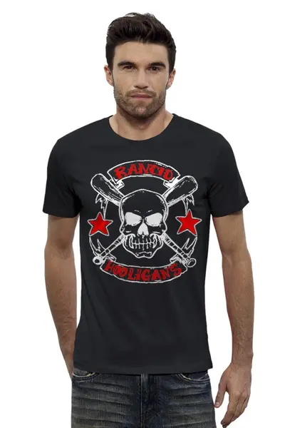 Заказать мужскую футболку в Москве. Футболка базовая Rancid от geekbox - готовые дизайны и нанесение принтов.