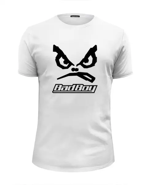 Заказать мужскую футболку в Москве. Футболка базовая Bad Boy от DESIGNER   - готовые дизайны и нанесение принтов.