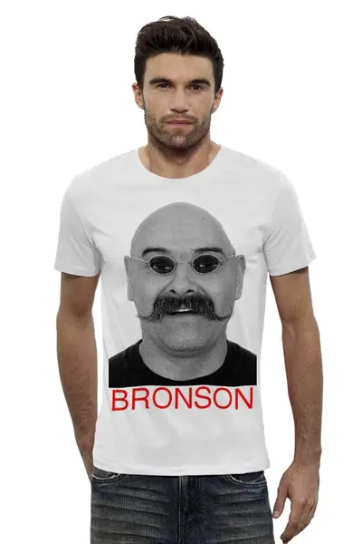 Заказать мужскую футболку в Москве. Футболка базовая BRONSON от dima111 - готовые дизайны и нанесение принтов.