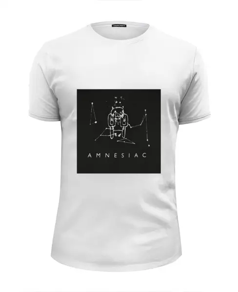 Заказать мужскую футболку в Москве. Футболка базовая Radiohead Amnesiac T-Shirt от ksnkch - готовые дизайны и нанесение принтов.