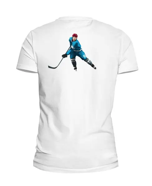 Заказать мужскую футболку в Москве. Футболка базовая Национальная Хоккейная Лига от Nalivaev - готовые дизайны и нанесение принтов.