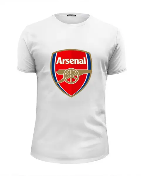 Заказать мужскую футболку в Москве. Футболка базовая  Arsenal от THE_NISE  - готовые дизайны и нанесение принтов.