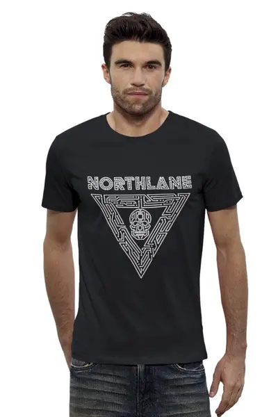 Заказать мужскую футболку в Москве. Футболка базовая Northlane от geekbox - готовые дизайны и нанесение принтов.