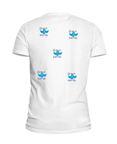 Заказать мужскую футболку в Москве. Футболка базовая Sweet tweets от meland - готовые дизайны и нанесение принтов.