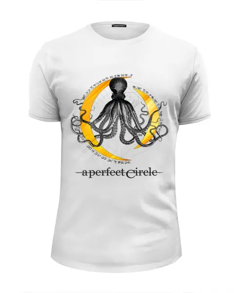 Заказать мужскую футболку в Москве. Футболка базовая A Perfect Circle от OEX design - готовые дизайны и нанесение принтов.
