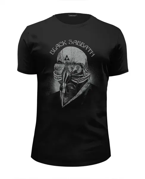 Заказать мужскую футболку в Москве. Футболка базовая Black Sabbath от geekbox - готовые дизайны и нанесение принтов.