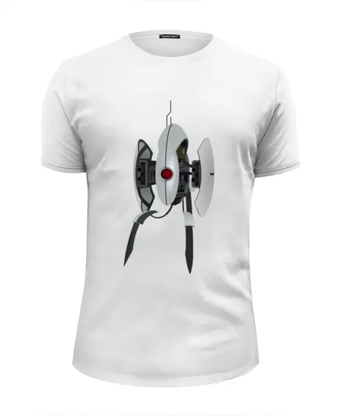 Заказать мужскую футболку в Москве. Футболка базовая VALVe + турель (белый логотип) от proFox - готовые дизайны и нанесение принтов.