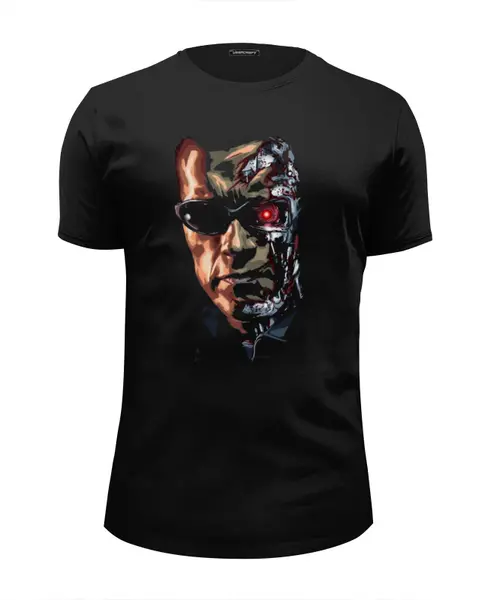 Заказать мужскую футболку в Москве. Футболка базовая Terminator Genisys от KinoArt - готовые дизайны и нанесение принтов.