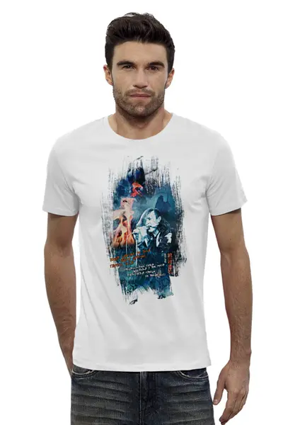 Заказать мужскую футболку в Москве. Футболка базовая Без названия от yp17@yandex.ru - готовые дизайны и нанесение принтов.