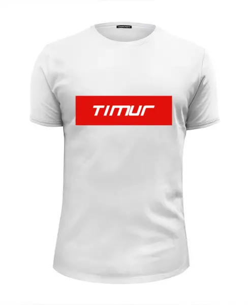 Заказать мужскую футболку в Москве. Футболка базовая Timur от THE_NISE  - готовые дизайны и нанесение принтов.
