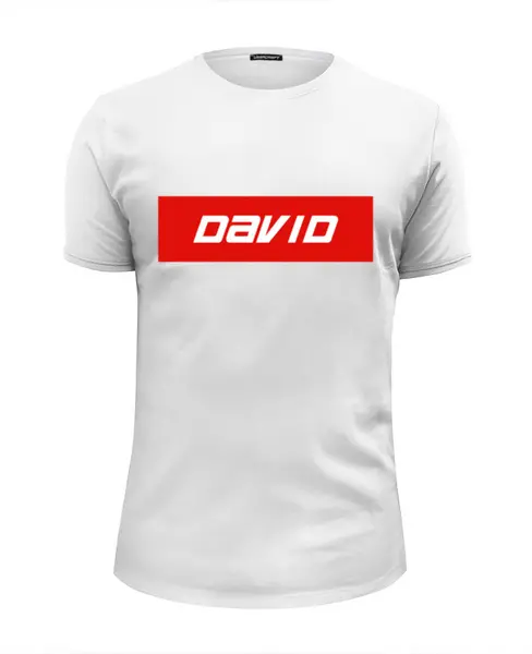 Заказать мужскую футболку в Москве. Футболка базовая David от THE_NISE  - готовые дизайны и нанесение принтов.