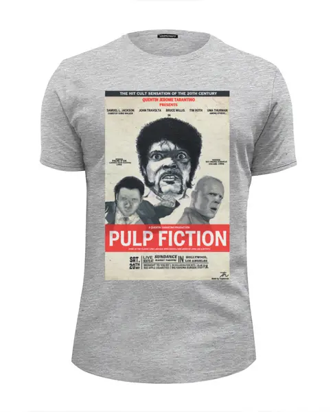 Заказать мужскую футболку в Москве. Футболка базовая Pulp Fiction  от KinoArt - готовые дизайны и нанесение принтов.