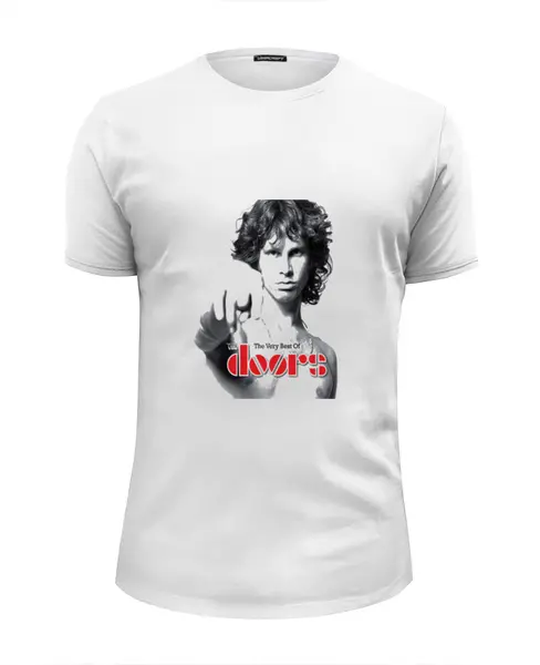 Заказать мужскую футболку в Москве. Футболка базовая "The Doors" (Jim Morrison) от Fedor - готовые дизайны и нанесение принтов.