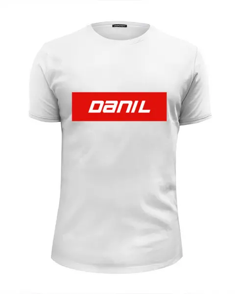 Заказать мужскую футболку в Москве. Футболка базовая Danil от THE_NISE  - готовые дизайны и нанесение принтов.