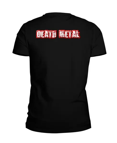 Заказать мужскую футболку в Москве. Футболка базовая Death Metal от Leichenwagen - готовые дизайны и нанесение принтов.