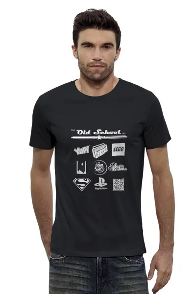 Заказать мужскую футболку в Москве. Футболка базовая "The Old School 90" Series III от Octopuslabel - готовые дизайны и нанесение принтов.