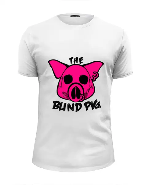 Заказать мужскую футболку в Москве. Футболка базовая The Blind Pig #2 от Leichenwagen - готовые дизайны и нанесение принтов.