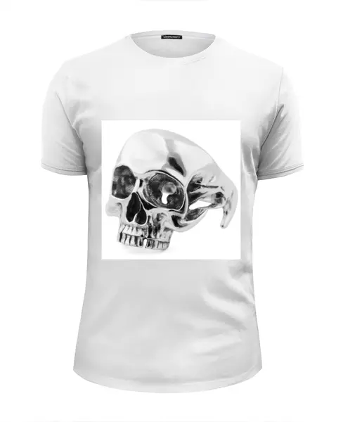 Заказать мужскую футболку в Москве. Футболка базовая Skull - 24 от Vladec11 - готовые дизайны и нанесение принтов.