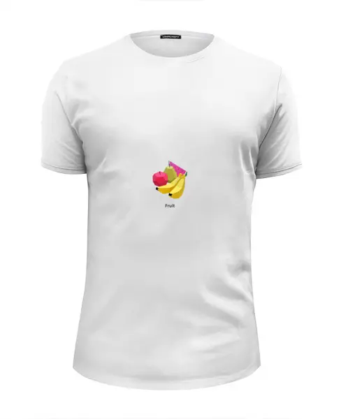 Заказать мужскую футболку в Москве. Футболка базовая Фрукты — Fruit от mironcrig@gmail.com - готовые дизайны и нанесение принтов.