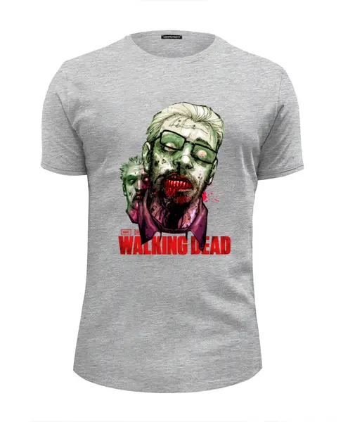 Заказать мужскую футболку в Москве. Футболка базовая Walking Dead от Printio - готовые дизайны и нанесение принтов.