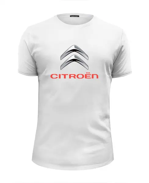 Заказать мужскую футболку в Москве. Футболка базовая Citroen от DESIGNER   - готовые дизайны и нанесение принтов.