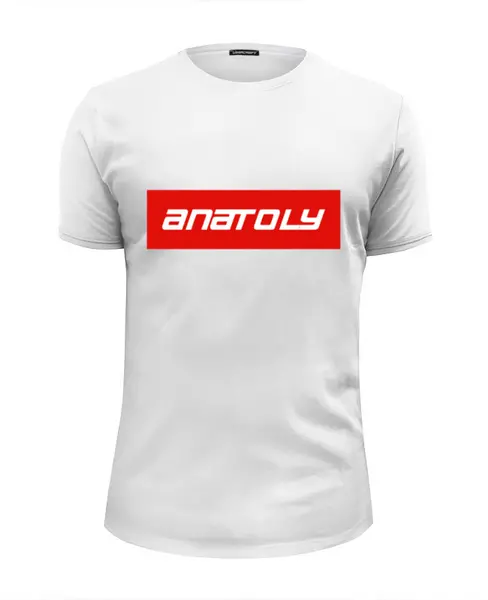 Заказать мужскую футболку в Москве. Футболка базовая Anatoly от THE_NISE  - готовые дизайны и нанесение принтов.