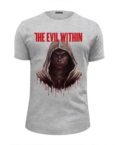 Заказать мужскую футболку в Москве. Футболка базовая The Evil Within от Leichenwagen - готовые дизайны и нанесение принтов.