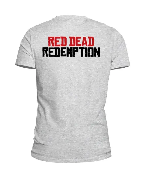 Заказать мужскую футболку в Москве. Футболка базовая Red Dead Redemtion game от Leichenwagen - готовые дизайны и нанесение принтов.