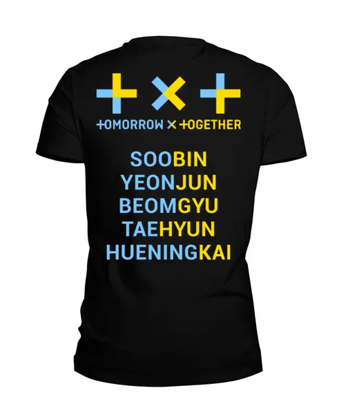 Заказать мужскую футболку в Москве. Футболка базовая TXT / Tomorrow X Together  от geekbox - готовые дизайны и нанесение принтов.