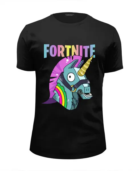 Заказать мужскую футболку в Москве. Футболка базовая FORTNITE от geekbox - готовые дизайны и нанесение принтов.