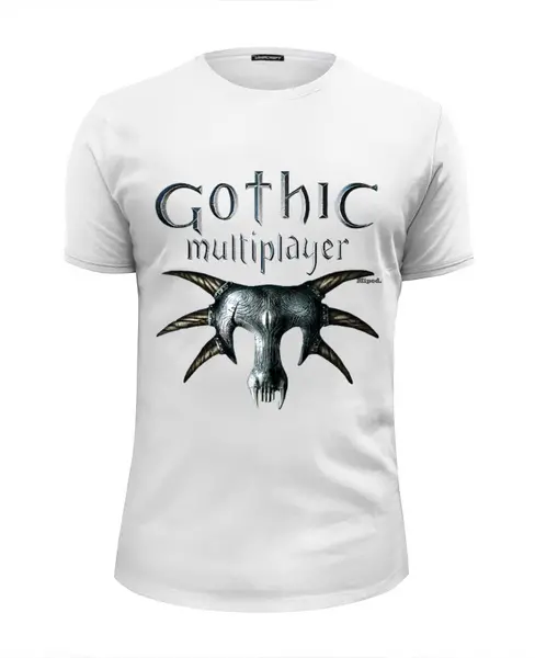 Заказать мужскую футболку в Москве. Футболка базовая GOTHIC от robus - готовые дизайны и нанесение принтов.