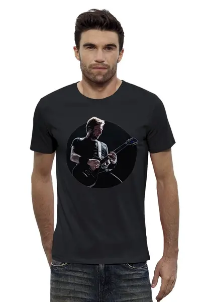 Заказать мужскую футболку в Москве. Футболка базовая Nickelback от Just Paul - готовые дизайны и нанесение принтов.