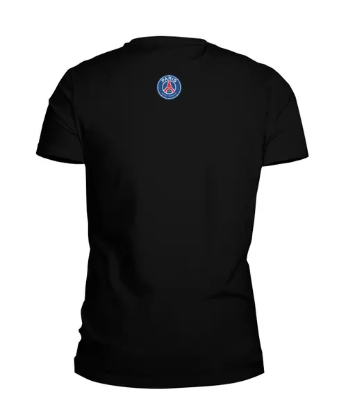 Заказать мужскую футболку в Москве. Футболка базовая PSG - One Love от Василий Арк - готовые дизайны и нанесение принтов.