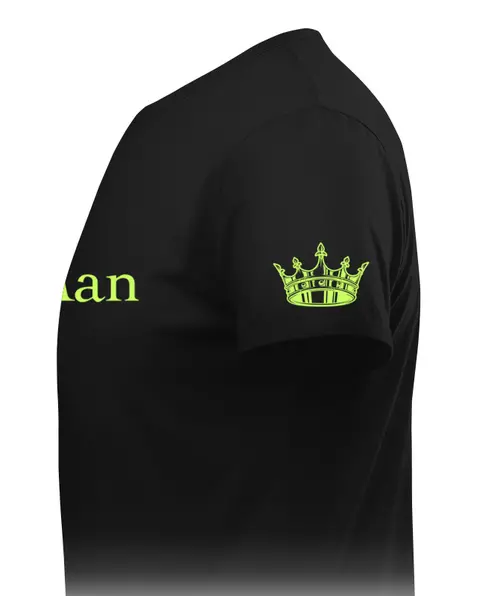 Заказать мужскую футболку в Москве. Футболка базовая The kings Man от ar97re@yandex.ru - готовые дизайны и нанесение принтов.