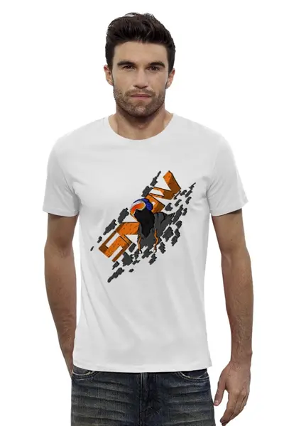 Заказать мужскую футболку в Москве. Футболка базовая SNOWboarder от alexsej - готовые дизайны и нанесение принтов.