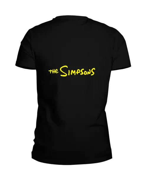 Заказать мужскую футболку в Москве. Футболка базовая Симпсоны от ПРИНТЫ ПЕЧАТЬ  - готовые дизайны и нанесение принтов.