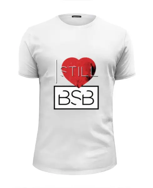Заказать мужскую футболку в Москве. Футболка базовая I Still Love BSB от BackStreet Boys - готовые дизайны и нанесение принтов.